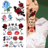 Rose Small size Temporary Tattoo Sticker