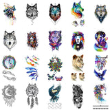 Watercolor Nature Ocean Animals Small Tattoo Sticker