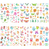 Cartoon Characters for Kids Unicorn Mermaid Dinosaur Tattoo Sticker