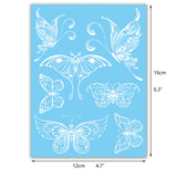 White Freckle Face Lace Temporary Tattoo Sticker