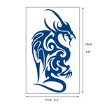 Semi Permanent Tribe Dragon Death Eater Mark Joker Clown Tattoo Sticker