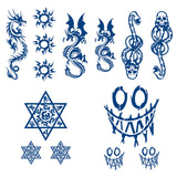 Semi Permanent Tribe Dragon Death Eater Mark Joker Clown Tattoo Sticker