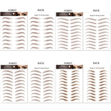 Eyebrow 3D Black Brown DIY Temporary Tattoo Stickers