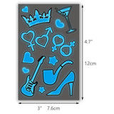 Glow in The Dark Blue Party Supplies Tattoo Sticker