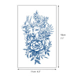 Semi Permanent Men Women Flowers Animals mix Tattoo Sticker