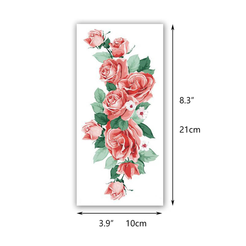 Mandala Flowers Temporary Tattoo Sticker