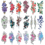 Mandala Flowers Temporary Tattoo Sticker