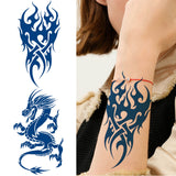 Semi Permanent Tribe Dragon Death Eater Mark Joker Clown Tattoo Sticker